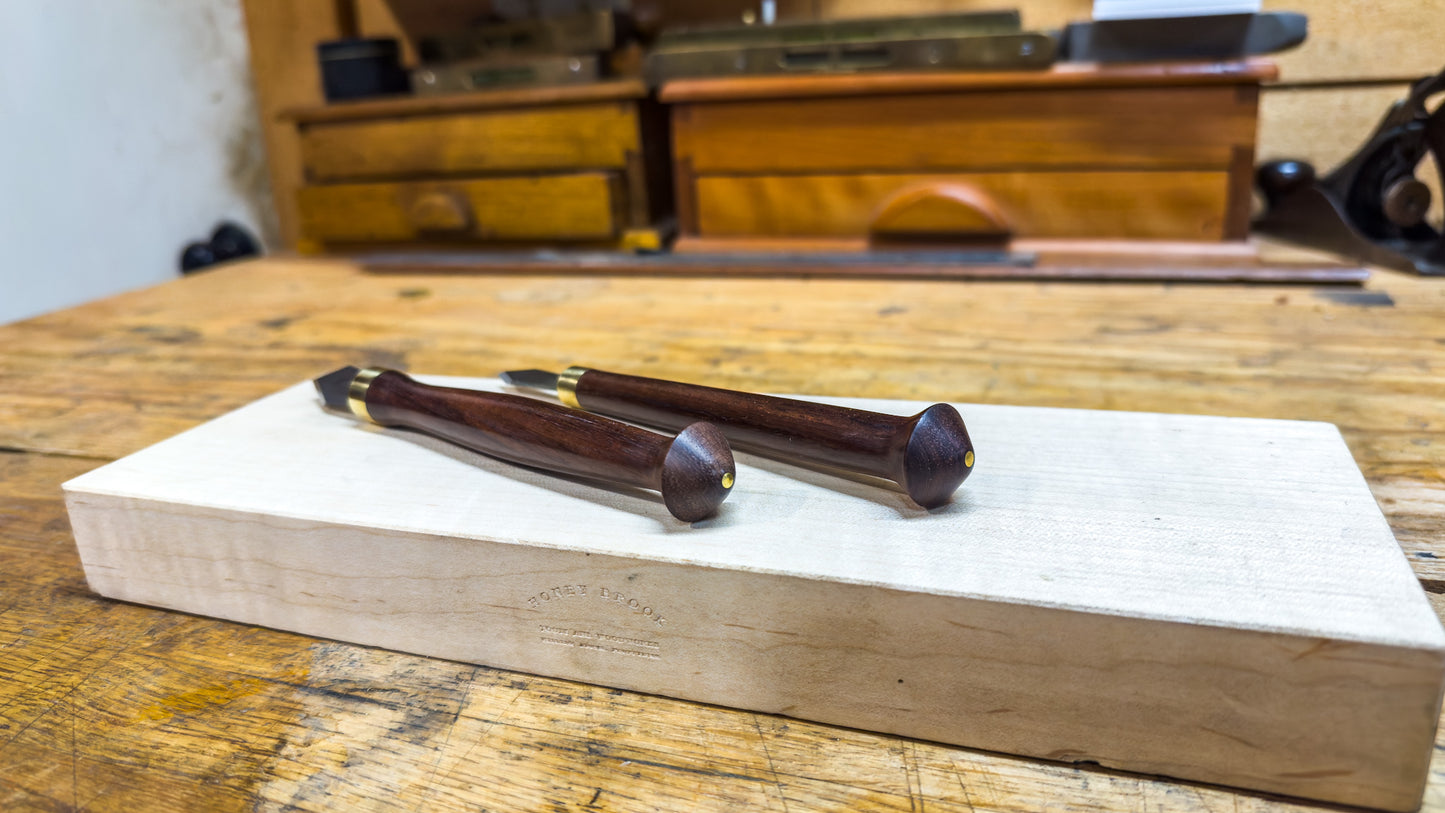 Special Edition--Honey Brook Marking Knife and Dovetail Knife Set in Yarran Wood