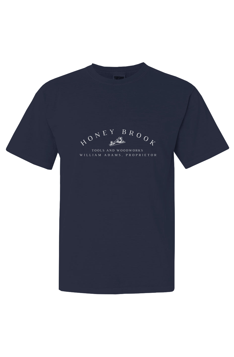 Honey Brook Tools and Woodworks Heavyweight T Shirt--Navy
