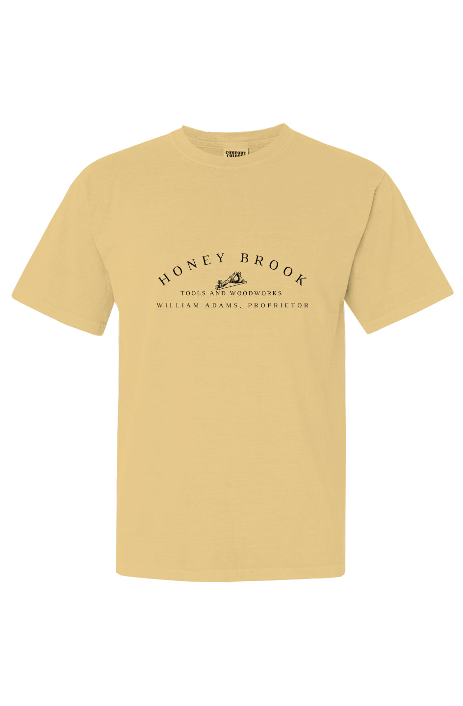 Honey Brook Tools and Woodworks Heavyweight T Shirt--Butter