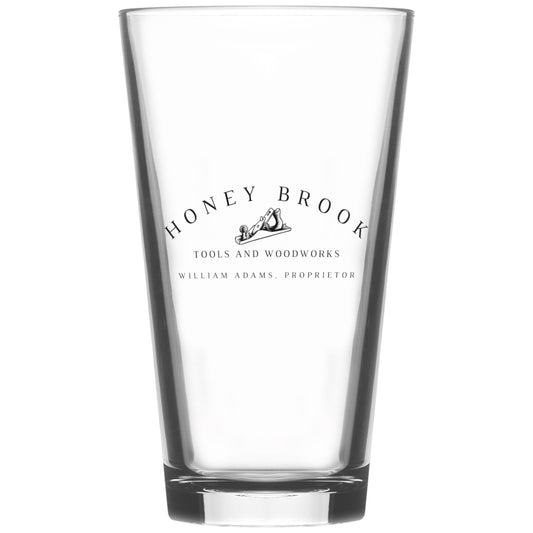 Honey Brook Tools and Woodworks Pint Glass