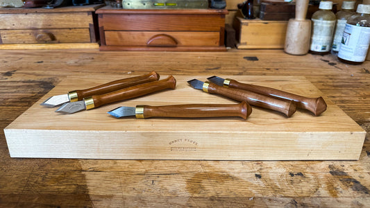 LIMITED AVAILABILITY--Honey Brook Marking Knife in Apple Wood
