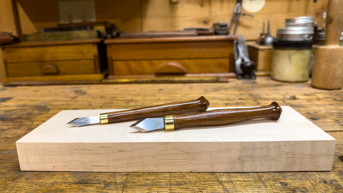 Two-Piece Set--Honey Brook Marking Knife and Dovetail Knife Set in Granadillo